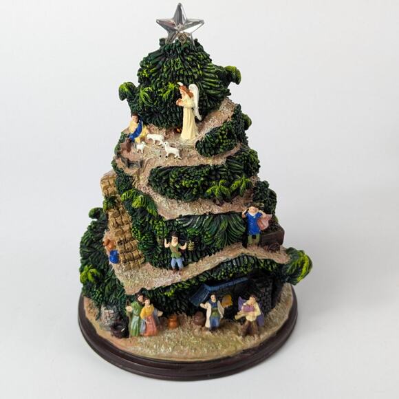 Thomas Kinkade 5.5" NATIVITY ORNAMENT Glory Newborn King Lighted Christmas Decor - Picture 4 of 16